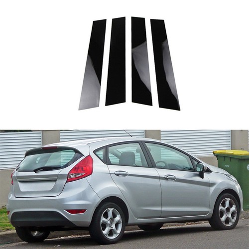 4pcs glossy black pillar posts - 4pcs,