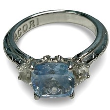 Tacori Sterling Silver Blue CZ