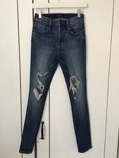 J Brand Maria High Rise Super Skinny Jeans In Decoy Destruct Size 25