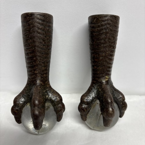 Antique cast iron claw feet - 2,
