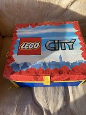Lego City 2 In 1 Storage Box With Lid And Fold Out Play Mat