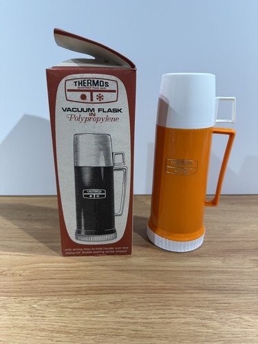 Vintage thermos flask - vintage,