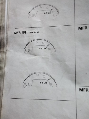 Fiat 131 mirafiori rear - rear, brake