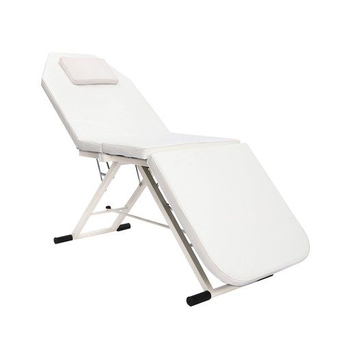 White salon beauty recliner - white,