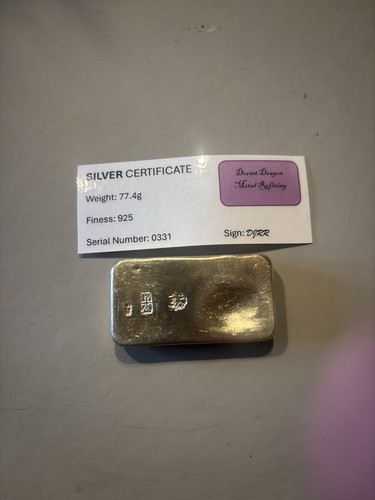 925 silver bullion - 925, ingot