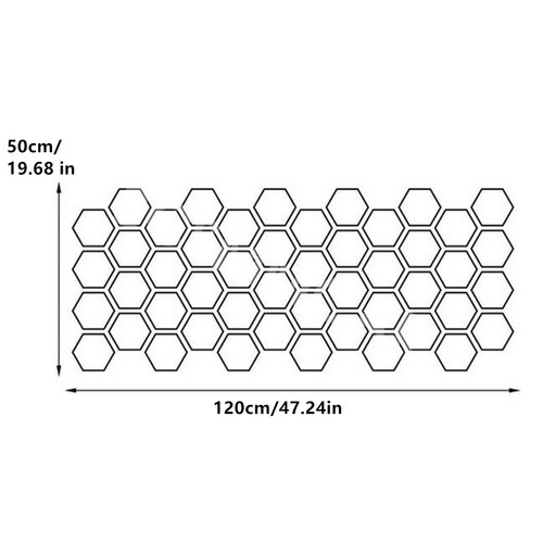 Car stickers hexagon honeycomb - car,