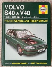 VOLVO S40 + V40 HAYNES MANUAL