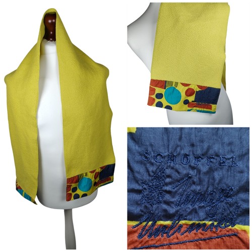 Schoffel vintage yellow scarf - schoffel,