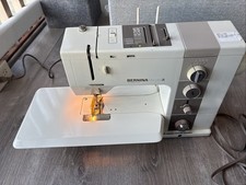 Vintage BERNINA Sewing Machine Record 930 Electronic Swiss w Pedal & Cord