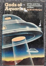 GODS OF AQUARIUS BRAD STEIGER 1977 FLETCHER & SON 1st EDITION HARDBACK