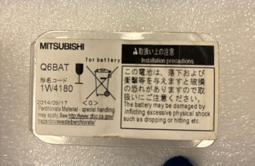 Mitsubishi melsec plc q6bat - mitsubishi,