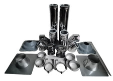 5" 6" Twin Wall Flue Pipe