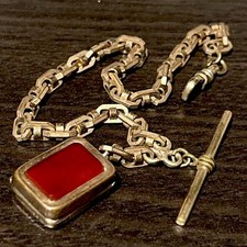 Antique 10K Gold Fill Onyx