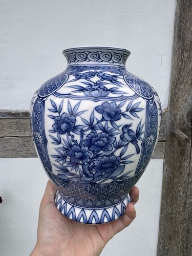 Japanese ceramic vase - ceramic,