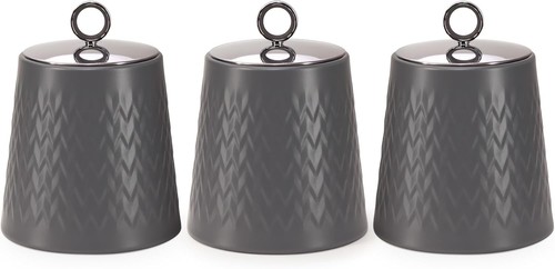 3pc kitchen storage canister - 3pc,