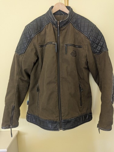 Bks canvas and leather bike - and,