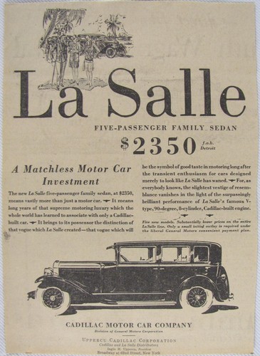 Vintage 1928 lasalle sedan - vintage, car
