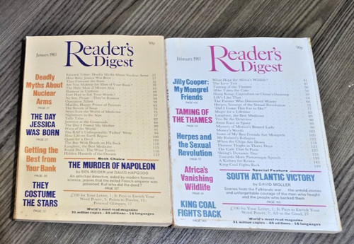 Readers digest magazines - magazines,