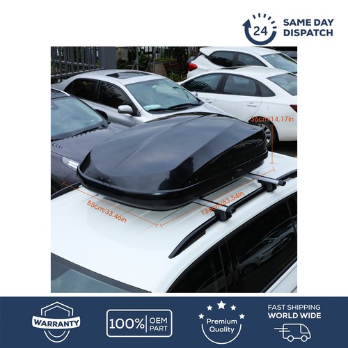 Car roof box gloss black - car,