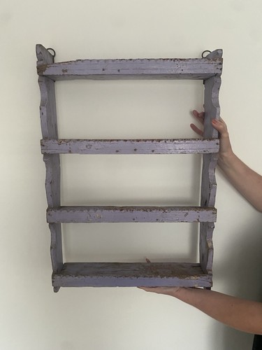Lilac vintage indian wooden - lilac,