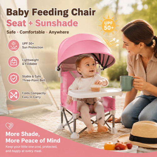 Foldable baby feeding chair - baby,