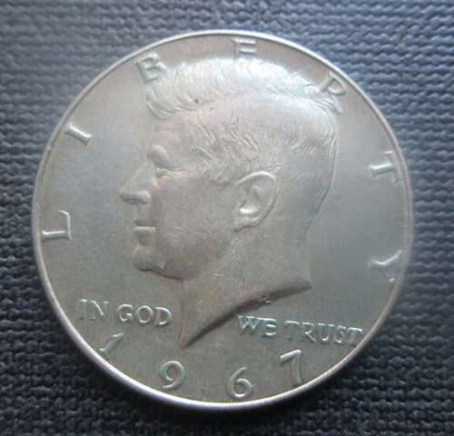 1967 usa kennedy silver half - 1967,