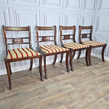Set Of 4 Dining Chairs Antique