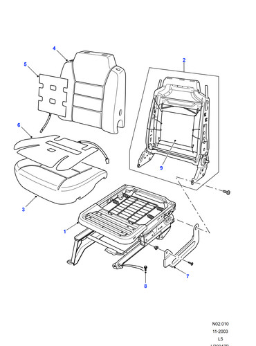 Land rover pad heated - land,