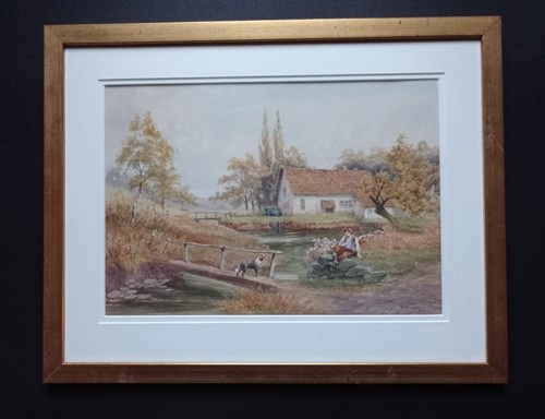 H.Murray signed old original