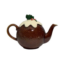 Christmas Pudding Teapot