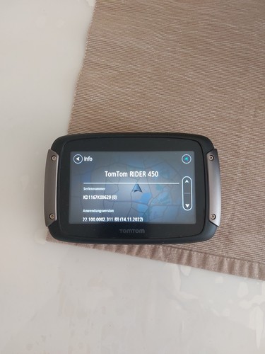 Tomtom rider 450 - rider, maps