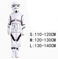 Kids Star Wars Cosplay The Force Awakens Stormtrooper Boys Costume Jumpsuit Mask