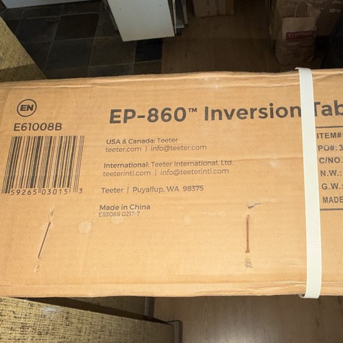 Teeter 860 inversion table - ep-860,