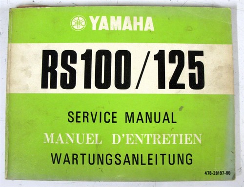 Yamaha rs100 rs125 - rs100/,