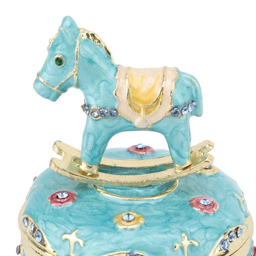 Round pony pattern enameled - pattern,