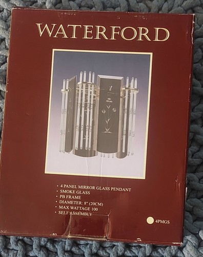 Vintage waterford smoked glass - smoked,