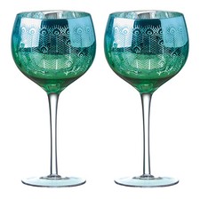 Artland Peacock Glassware |
