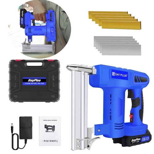 Cordless nail gun stapler with - gun,