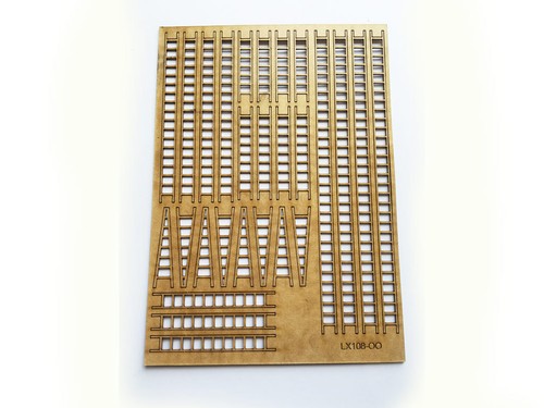 Laser cut wooden ladders - 27,