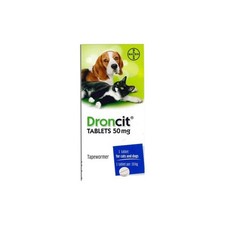 10 Pack Droncit Tapeworm Tablets Dogs & Cats | Worming De-wormer Pills AVM-GSL