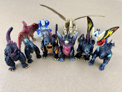 10pcs monster king godzilla - king, 3"