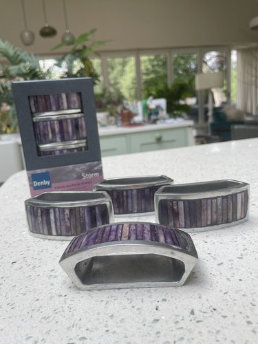 Set denby storm - of, napkin