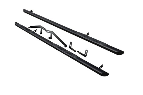 Black side bars - black, +