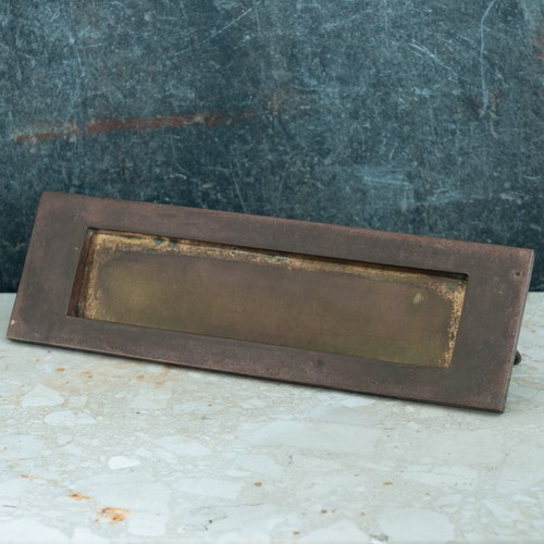Medium size brass letter box - medium,