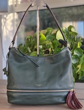 Radley Green Leather Tote Hobo