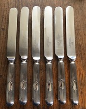 6 Antique Silver Plated Walker