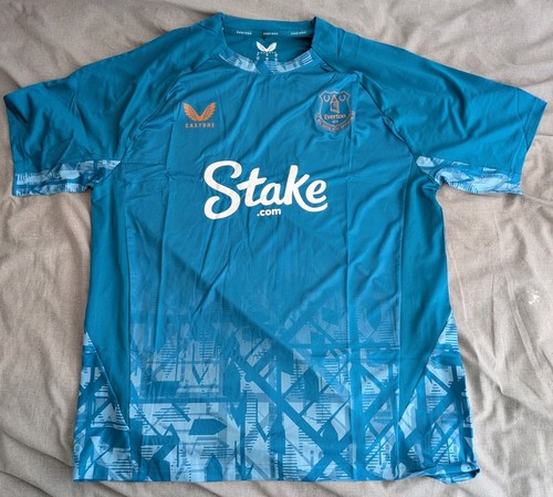 Everton blue training top - training, xl