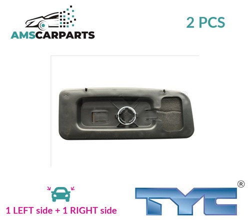 Rear view mirror - glass, pair