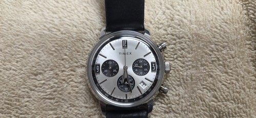 Timex marlin chronograph - timex, panda