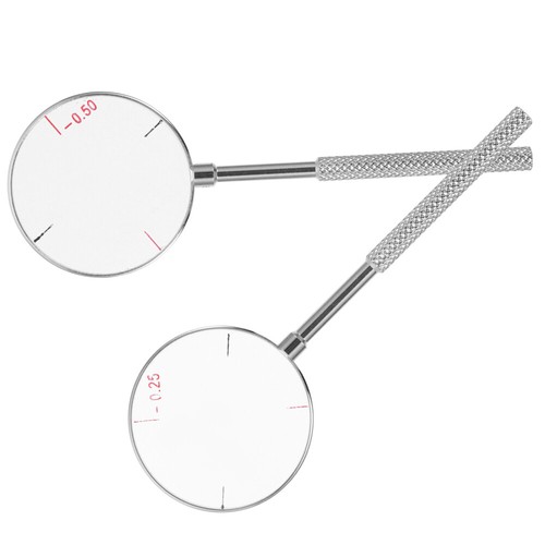 2pcs cross cylinder - cross, lens